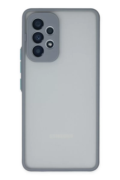 Samsung Galaxy A53 5G Kılıf Montreal Silikon Kapak - Gri