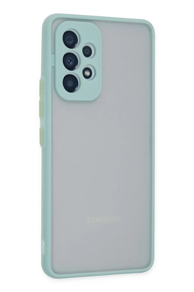 Samsung Galaxy A53 5G Kılıf Montreal Silikon Kapak - Turkuaz