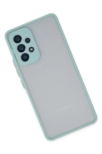 Samsung Galaxy A53 5G Kılıf Montreal Silikon Kapak - Turkuaz