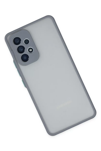 Samsung Galaxy A53 5G Kılıf Montreal Silikon Kapak - Gri