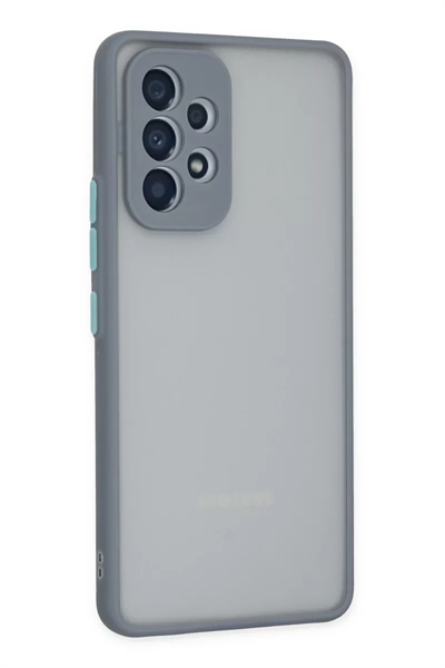 Samsung Galaxy A53 5G Kılıf Montreal Silikon Kapak - Gri