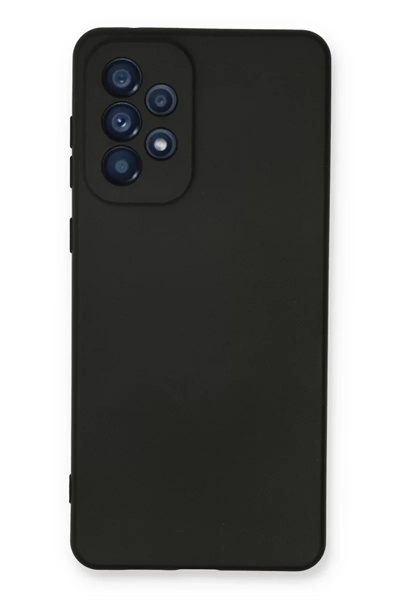 Samsung Galaxy A53 5G Kılıf Nano içi Kadife Silikon - Siyah
