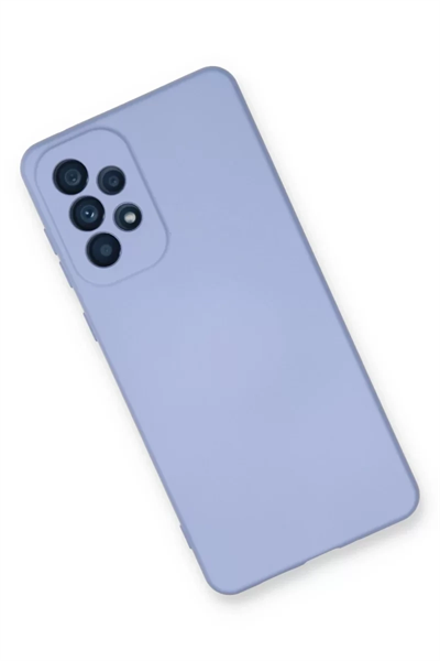 Samsung Galaxy A53 5G Kılıf Nano içi Kadife Silikon - Lila