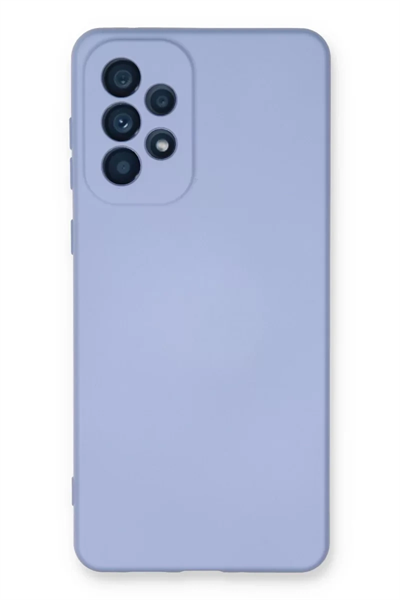 Samsung Galaxy A53 5G Kılıf Nano içi Kadife Silikon - Lila