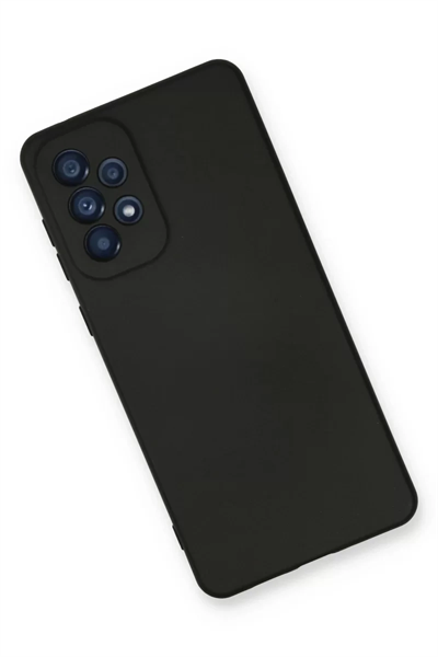 Samsung Galaxy A53 5G Kılıf Nano içi Kadife Silikon - Siyah