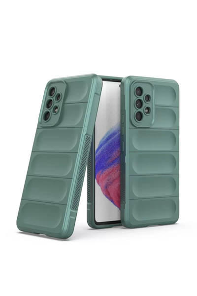 Samsung Galaxy A53 5G Kılıf Optimum Silikon - Koyu Yeşil