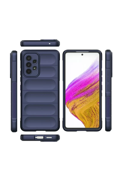Samsung Galaxy A53 5G Kılıf Optimum Silikon - Lacivert