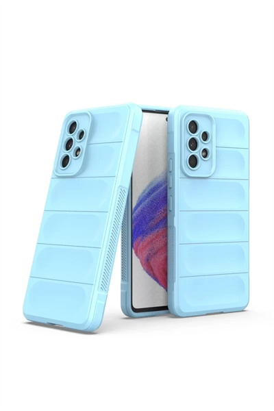 Samsung Galaxy A53 5G Kılıf Optimum Silikon - Sky Blue