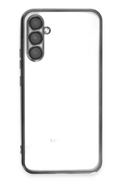 Samsung Galaxy A54 5G Kılıf Lensli Silikon - Siyah