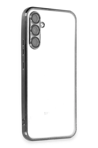 Samsung Galaxy A54 5G Kılıf Lensli Silikon - Siyah