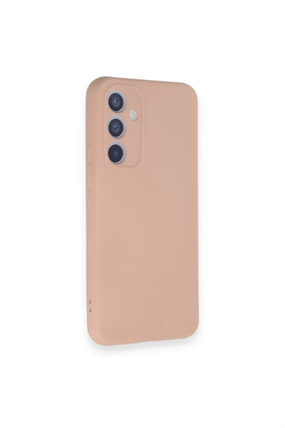 Samsung Galaxy A54 5G Kılıf Nano içi Kadife Silikon - Pudra