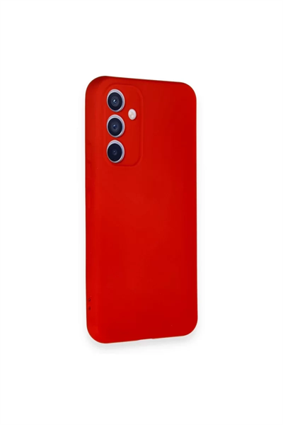 Samsung Galaxy A54 5G Kılıf Nano içi Kadife Silikon - Kırmızı
