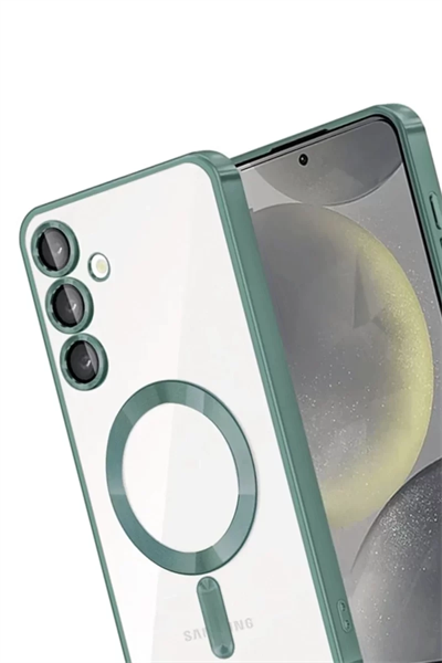 Samsung Galaxy A54 5G Kross Magneticsafe Kapak - Koyu Yeşil