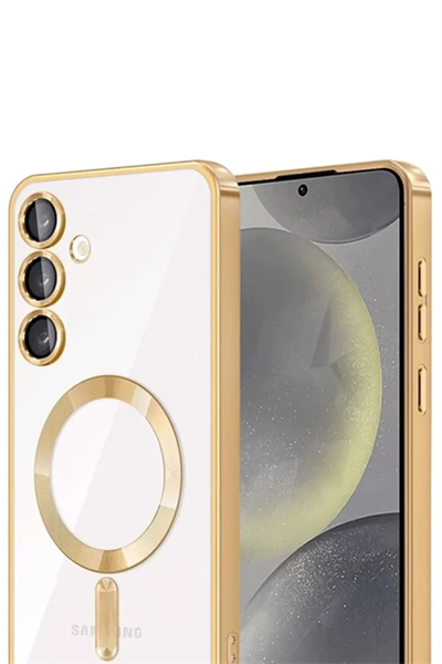 Samsung Galaxy A54 5G Kross Magneticsafe Kapak - Gold