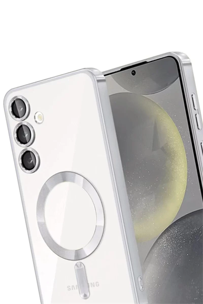 Samsung Galaxy A54 5G Kross Magneticsafe Kapak - Gümüş