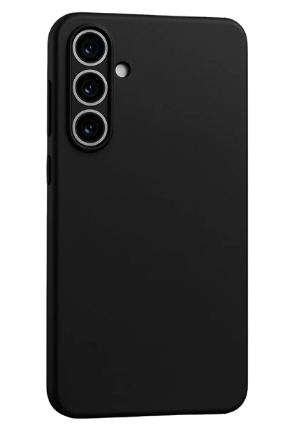 Samsung Galaxy A55 5G Kılıf First Silikon - Siyah
