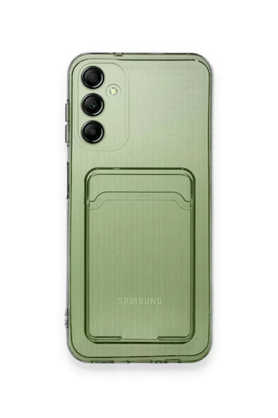 Samsung Galaxy A55 5G Kılıf Kart Şeffaf Silikon - Şeffaf