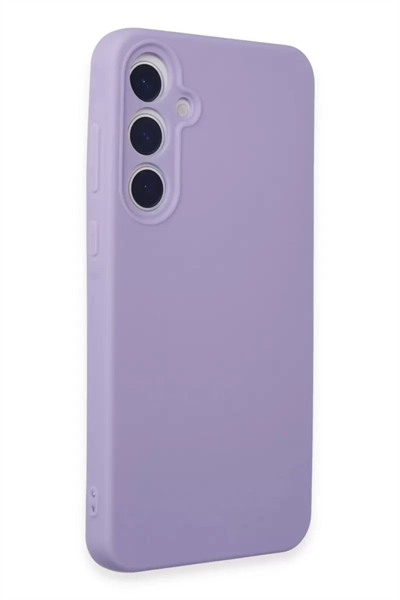 Samsung Galaxy A55 5G Kılıf Nano içi Kadife Silikon - Lila