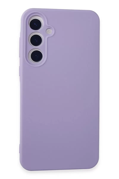 Samsung Galaxy A55 5G Kılıf Nano içi Kadife Silikon - Lila