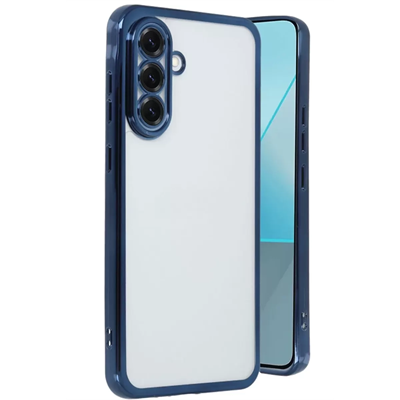 Samsung Galaxy A56 Kılıf Lensli Silikon - Lacivert