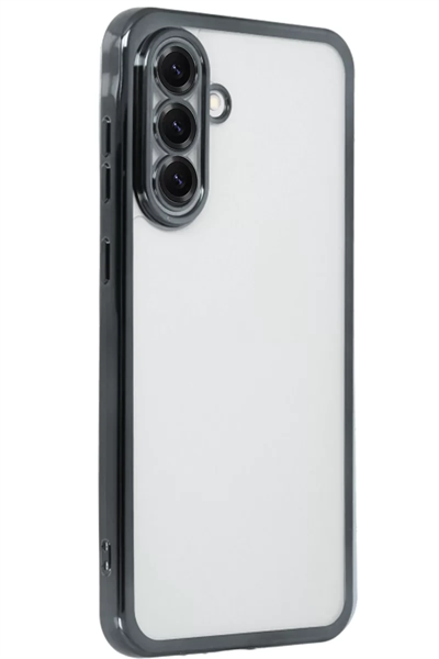 Samsung Galaxy A56 Kılıf Lensli Silikon - Siyah
