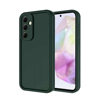 Samsung Galaxy A56 Kılıf Viera Silikon - Koyu Yeşil