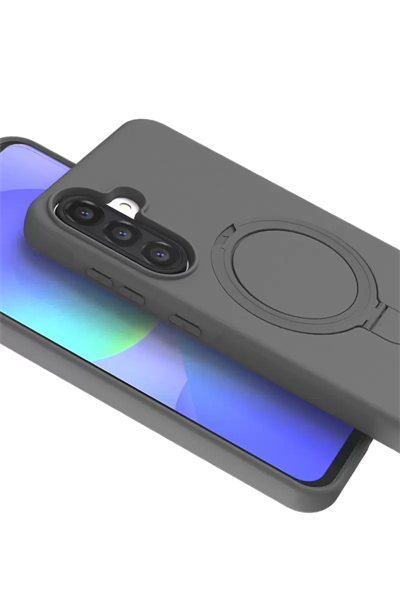 Samsung Galaxy A56 Regal Magsafe Standlı Kapak - Titan Gri