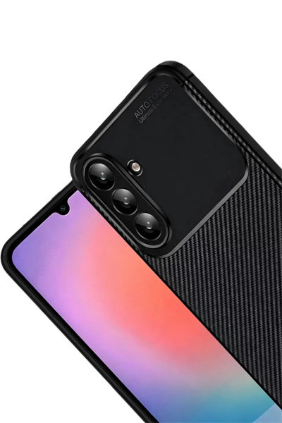 Samsung Galaxy A57 5G Auto Focus Karbon Kapak - Siyah