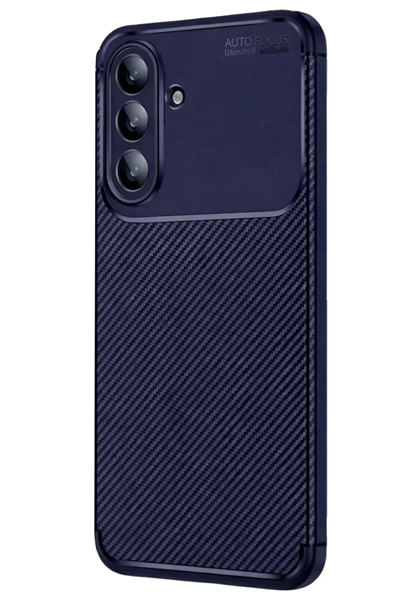 Samsung Galaxy A57 5G Auto Focus Karbon Kapak - Lacivert