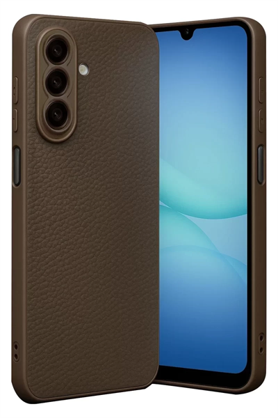 Samsung Galaxy A57 5G Thermax Silikon Kılıf - Kahverengi
