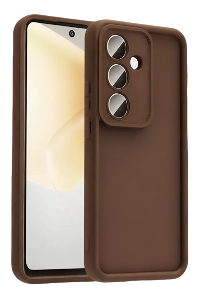 Samsung Galaxy A57 5G Viera Silikon - Kahverengi
