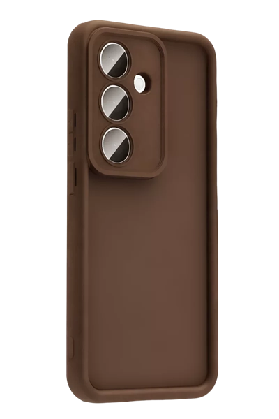 Samsung Galaxy A57 5G Viera Silikon - Kahverengi