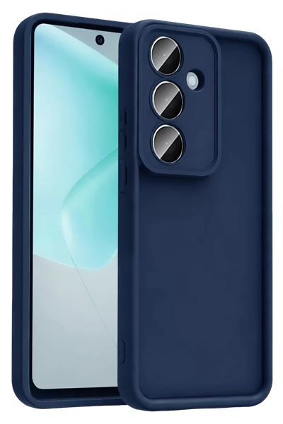 Samsung Galaxy A57 5G Viera Silikon - Lacivert