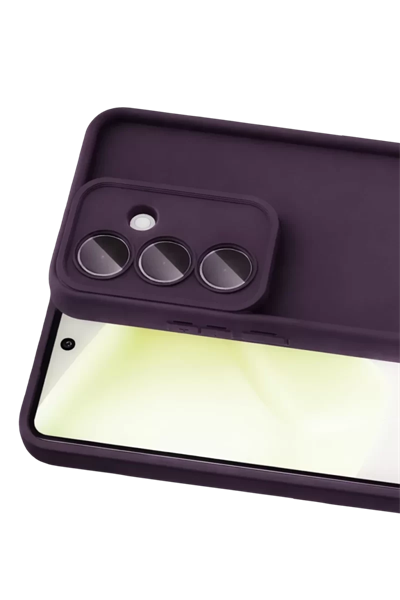 Samsung Galaxy A57 5G Viera Silikon - Mürdüm