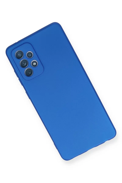 Samsung Galaxy A72 Kılıf First Silikon - Mavi