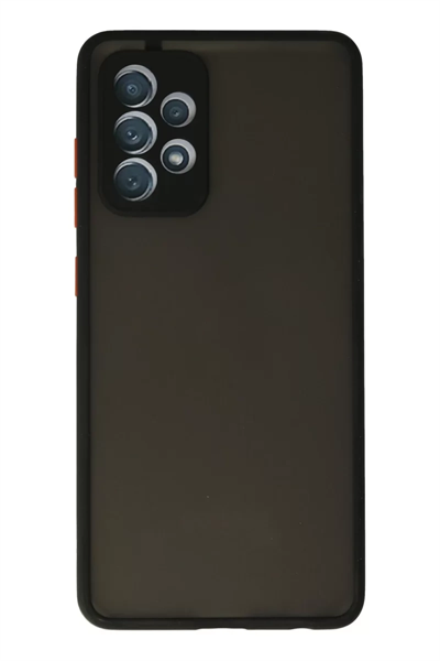Samsung Galaxy A72 Kılıf Montreal Silikon Kapak - Siyah