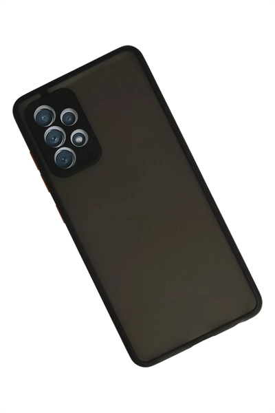 Samsung Galaxy A72 Kılıf Montreal Silikon Kapak - Siyah