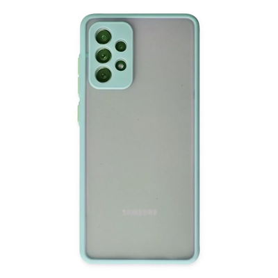 Samsung Galaxy A72 Kılıf Montreal Silikon Kapak - Turkuaz