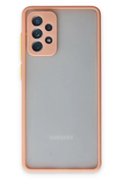 Samsung Galaxy A72 Kılıf Montreal Silikon Kapak - Pembe