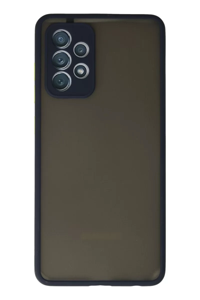 Samsung Galaxy A72 Kılıf Montreal Silikon Kapak - Lacivert