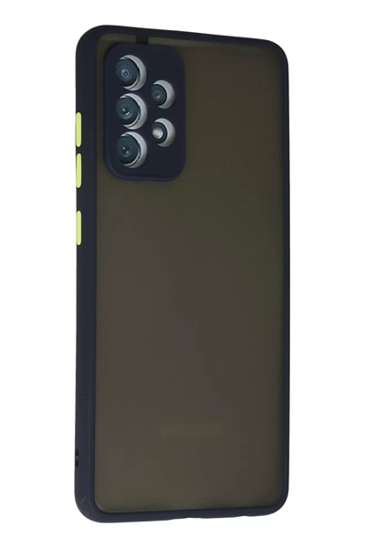 Samsung Galaxy A72 Kılıf Montreal Silikon Kapak - Lacivert