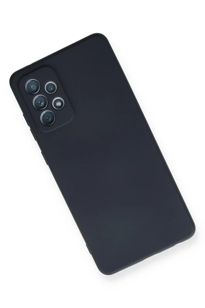 Samsung Galaxy A72 Kılıf Nano içi Kadife Silikon - Lacivert