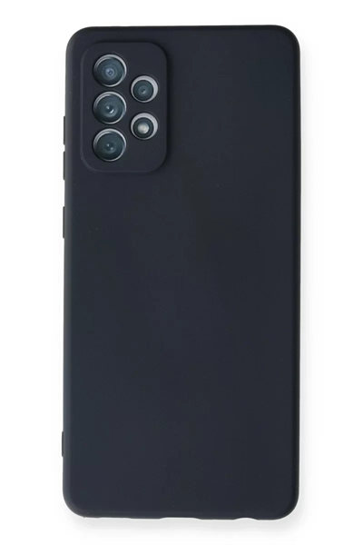Samsung Galaxy A72 Kılıf Nano içi Kadife Silikon - Lacivert
