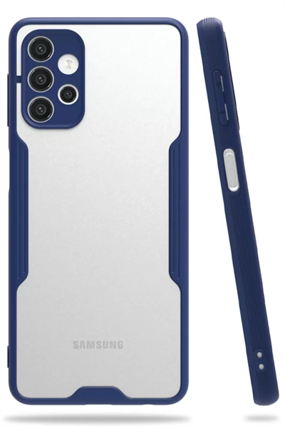 Samsung Galaxy A72 Kılıf Platin Silikon - Lacivert