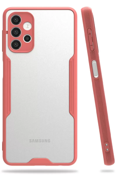 Samsung Galaxy A72 Kılıf Platin Silikon - Pembe
