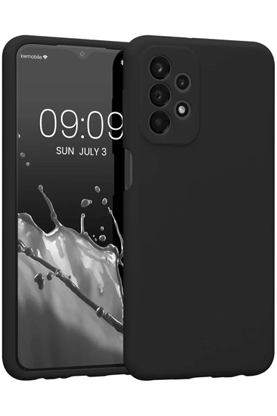 Samsung Galaxy A73 5G Kılıf First Silikon - Siyah