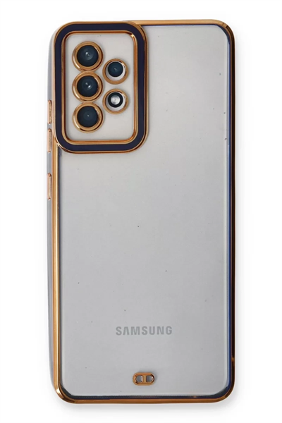 Samsung Galaxy A73 5G Kılıf Liva Lens Silikon - Mavi