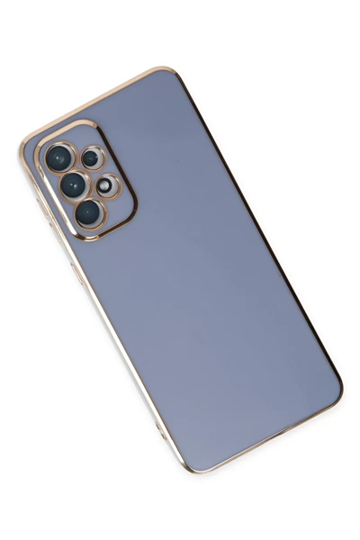 Samsung Galaxy A73 5G Kılıf Volet Silikon - Mavi