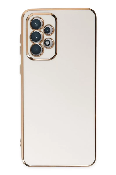 Samsung Galaxy A73 5G Kılıf Volet Silikon - Beyaz