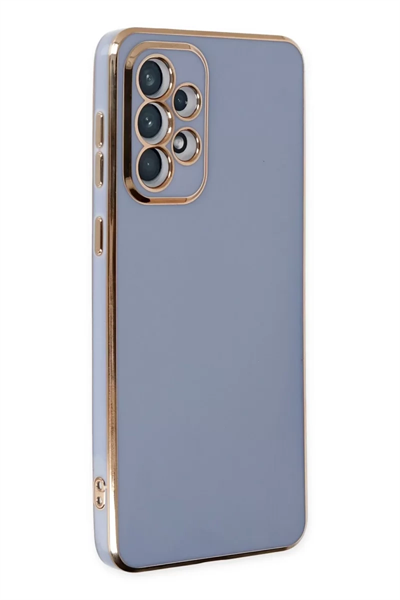 Samsung Galaxy A73 5G Kılıf Volet Silikon - Mavi